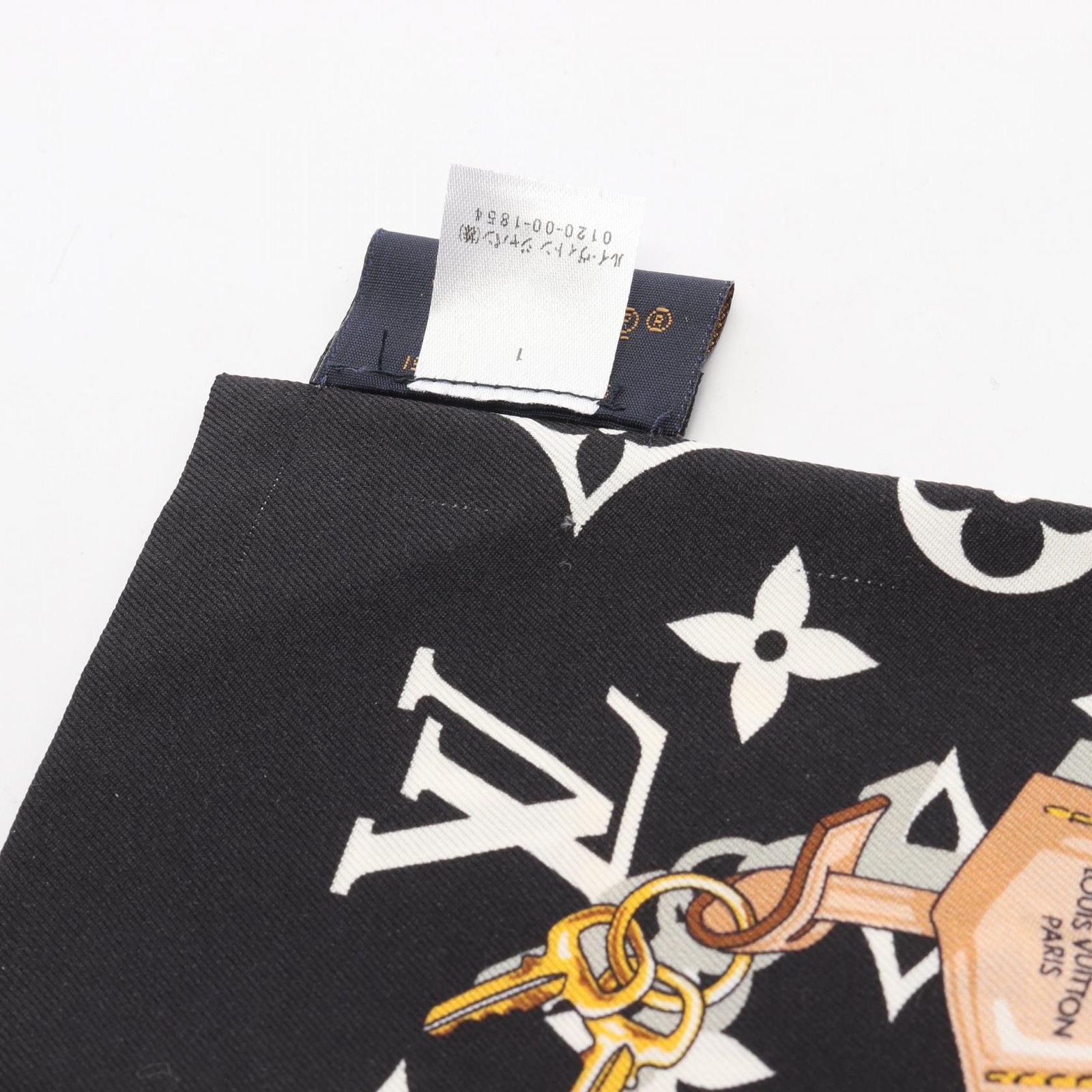  ルイ ヴィトン LOUIS VUITTON スカーフ バンドー モノグラム コンフィデンシャル シルク レディース A バンダナ スカーフ 小物