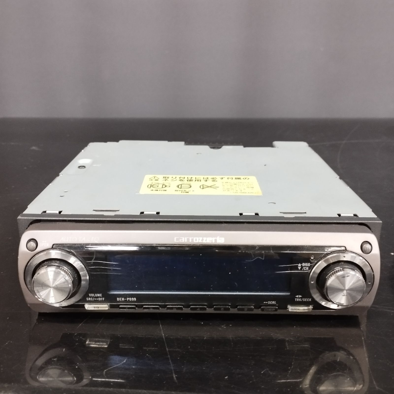 D10781】ジャンク カロッツェリア 1DIN CD DEH−P099 - メルカリ