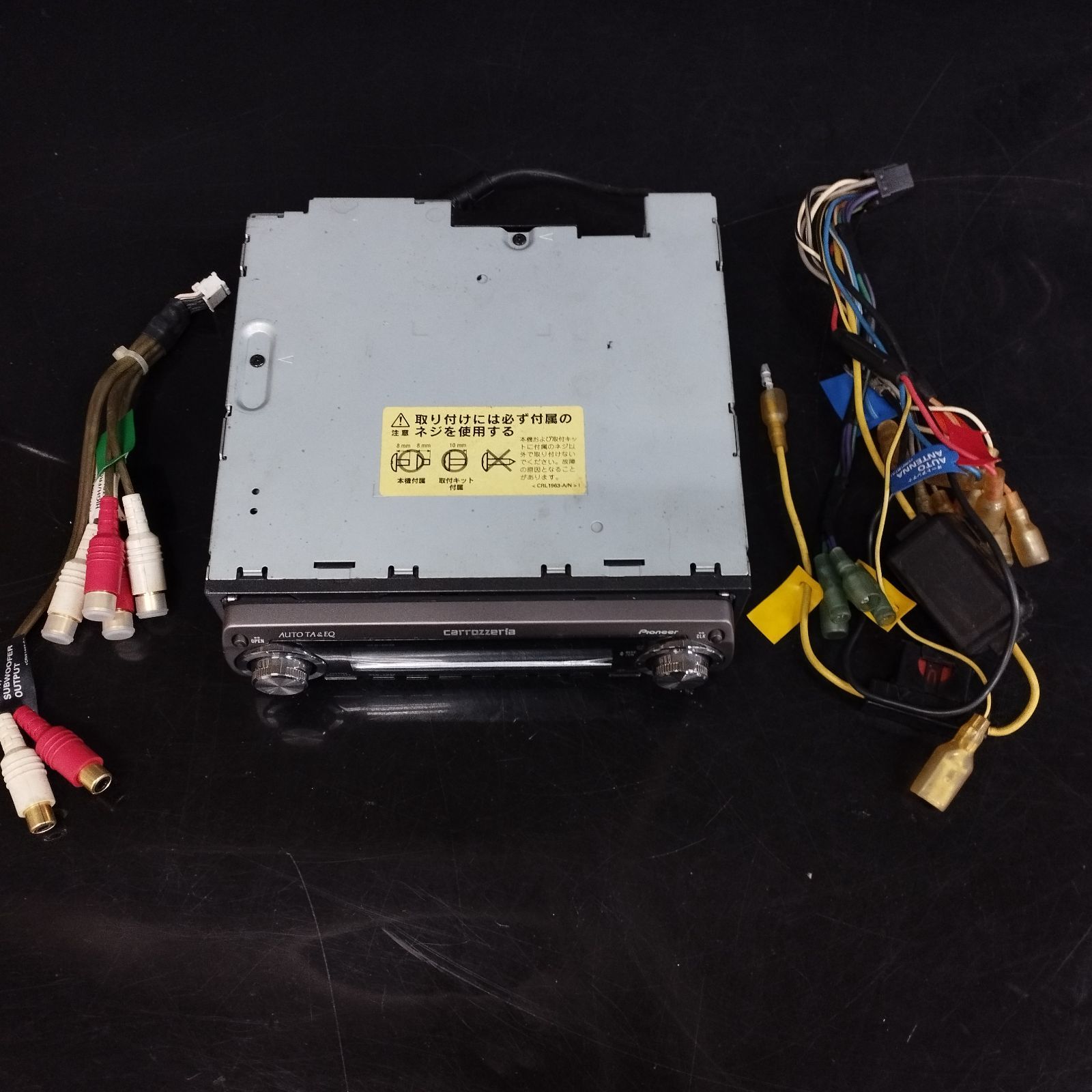 D10781】ジャンク カロッツェリア 1DIN CD DEH−P099 - メルカリ