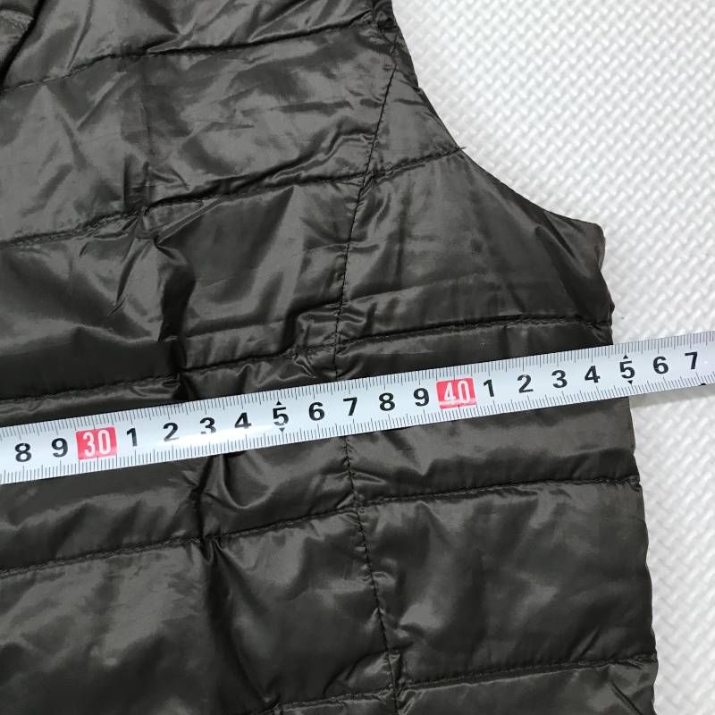 薄手ダウンベスト ブラウン