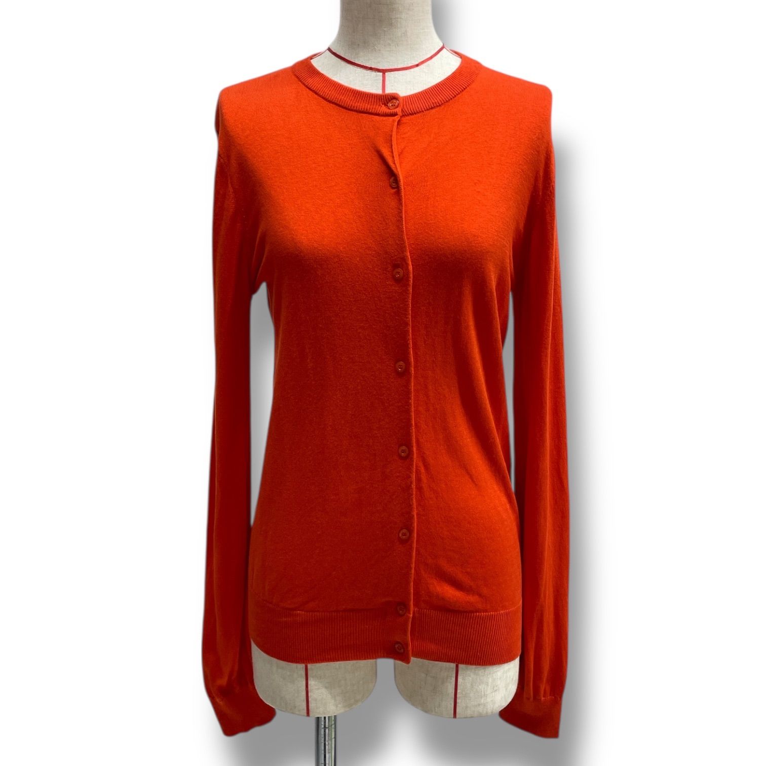 ENFOLD エンフォルド シルクコットン クルーネックカーディガン シルク