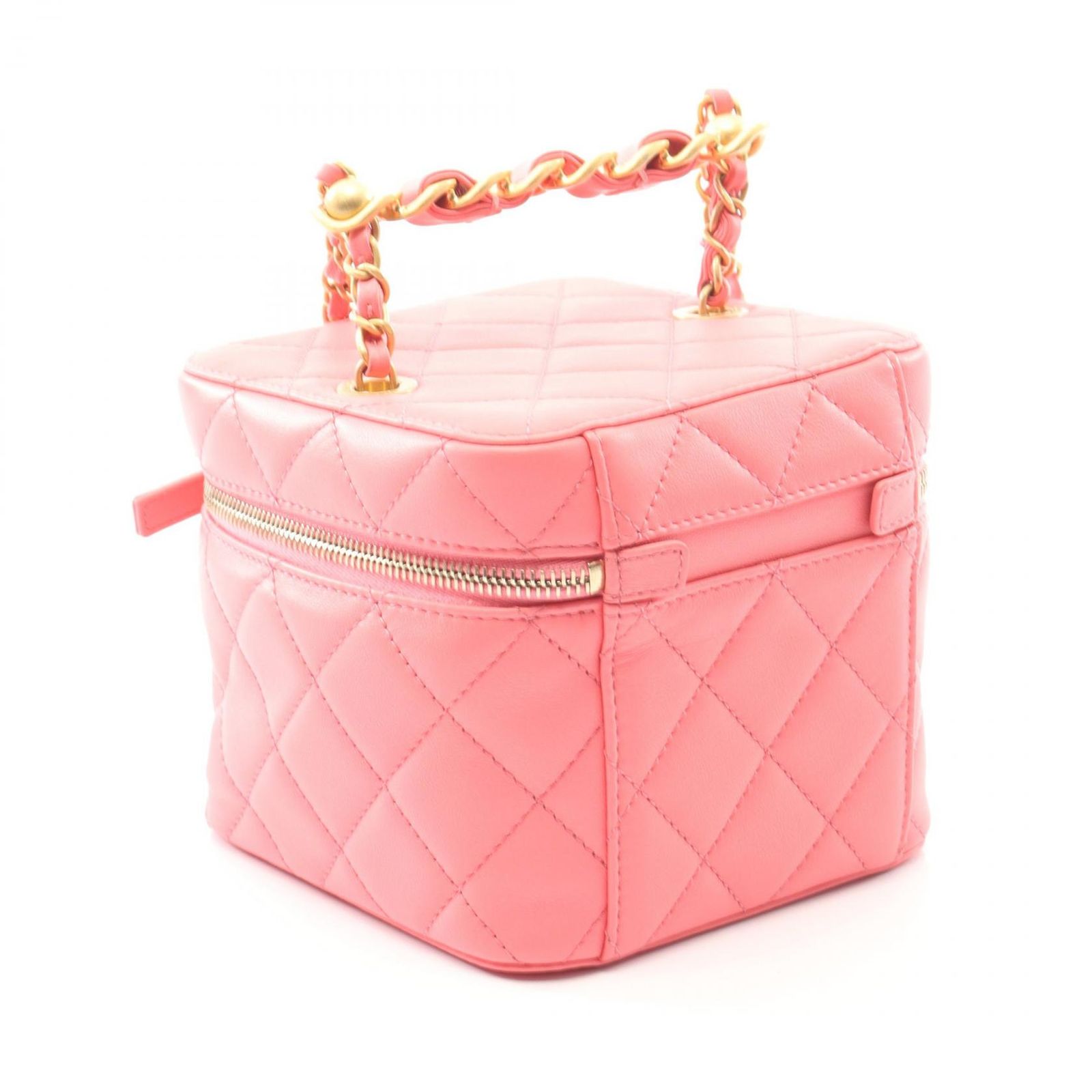 シャネル CHANEL ショルダーバッグ マトラッセ AS3228 ピンク