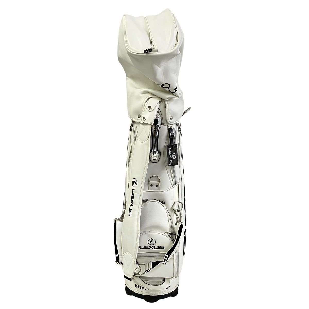 LEXUS 7 キャディバッグ ゴルフバッグ ホワイト 9.5型 レクサス ゴルフ