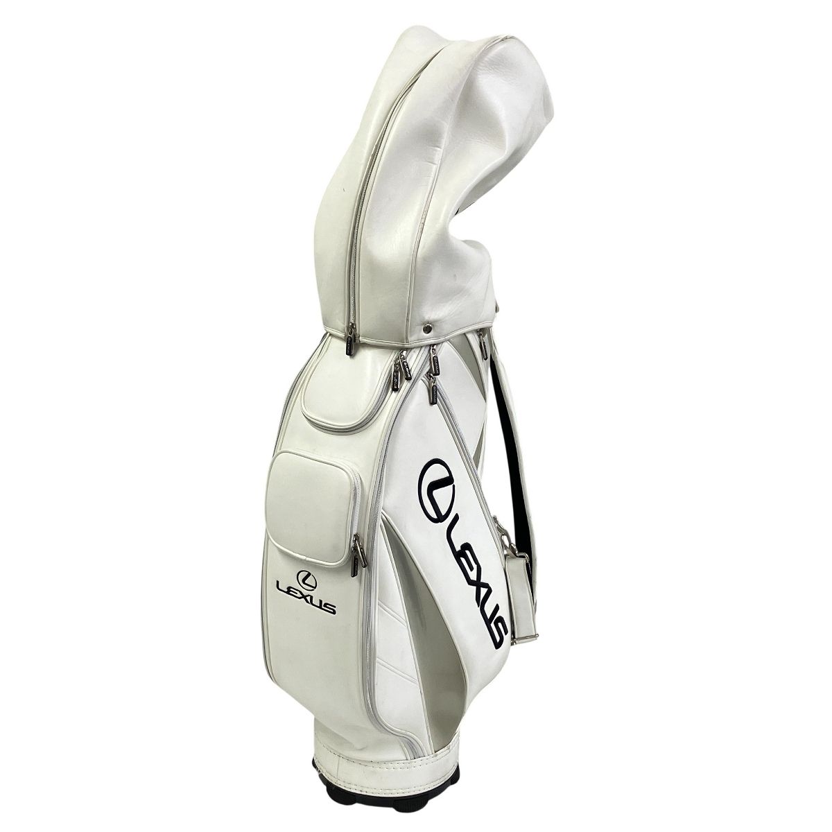 LEXUS 7 キャディバッグ ゴルフバッグ ホワイト 9.5型 レクサス ゴルフ