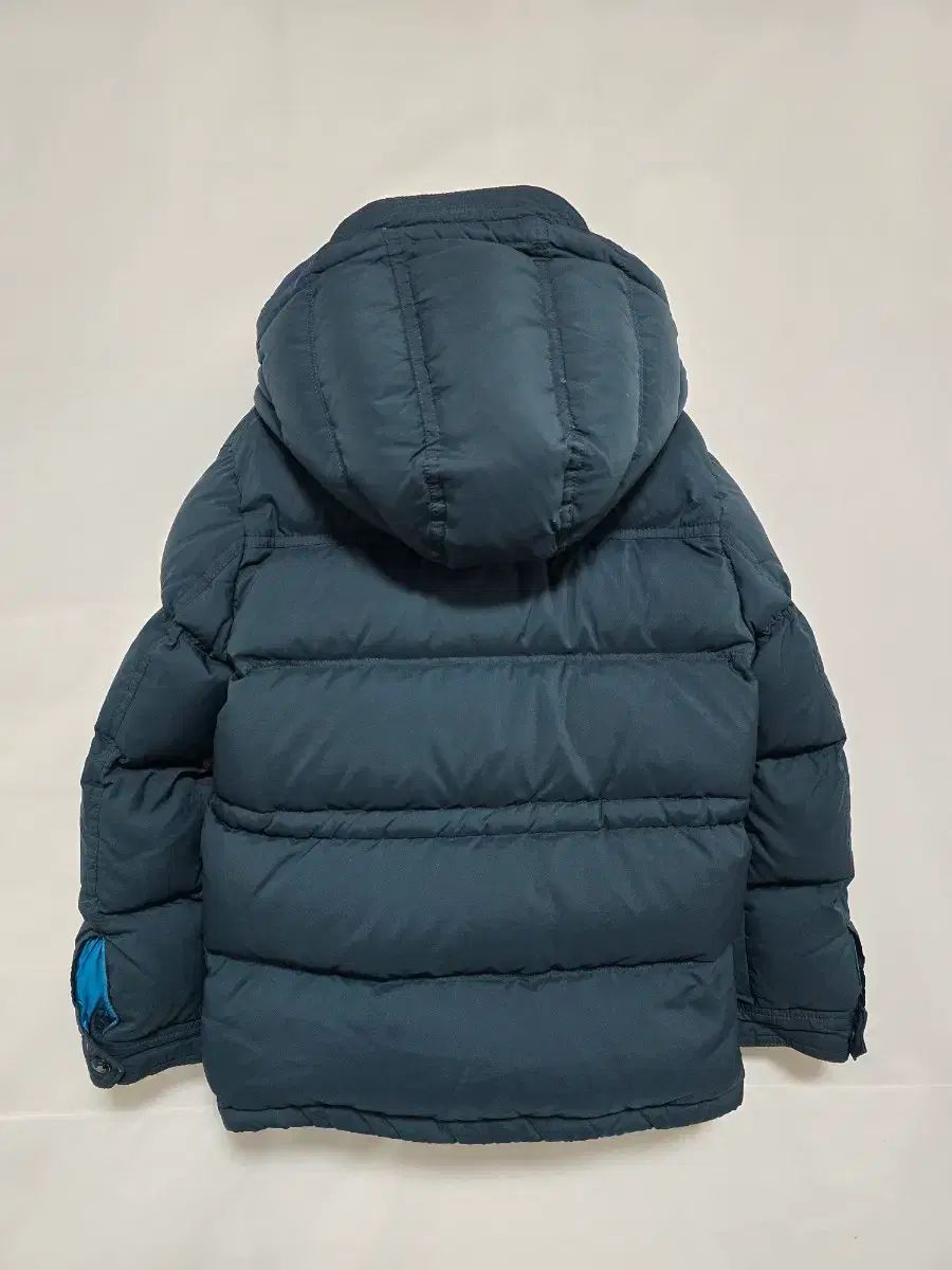 バーバリー ネイビー フーディー ダウンジャケット レイヤード ジャケット キッズ 7-8歳 1219