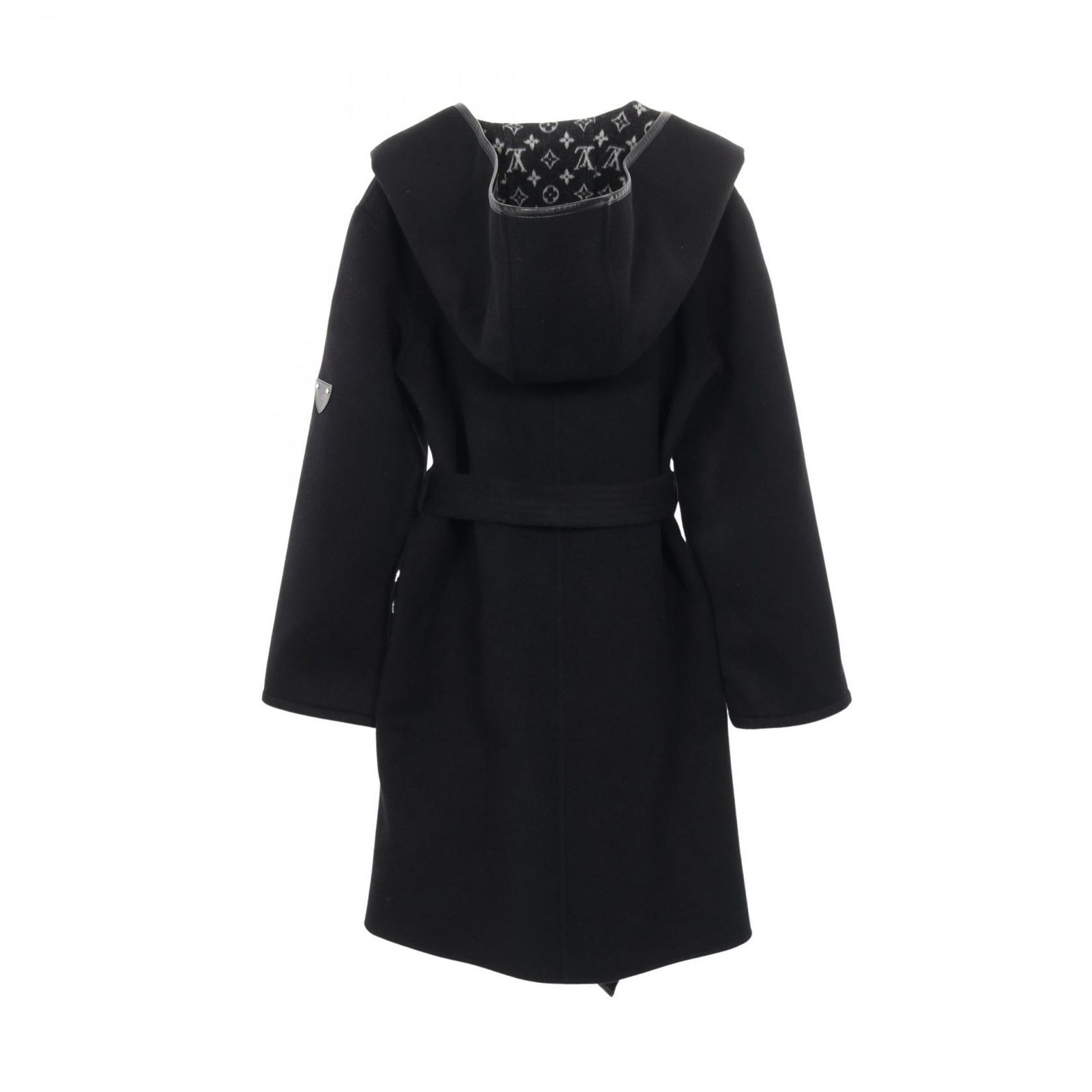 ルイ・ヴィトン LOUIS VUITTON モノグラム フーデッドラップコート