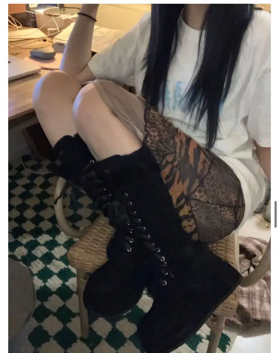 ルルソウル ウィンター エンジェル ファーブーツ ロングタイプ ロングブーツ