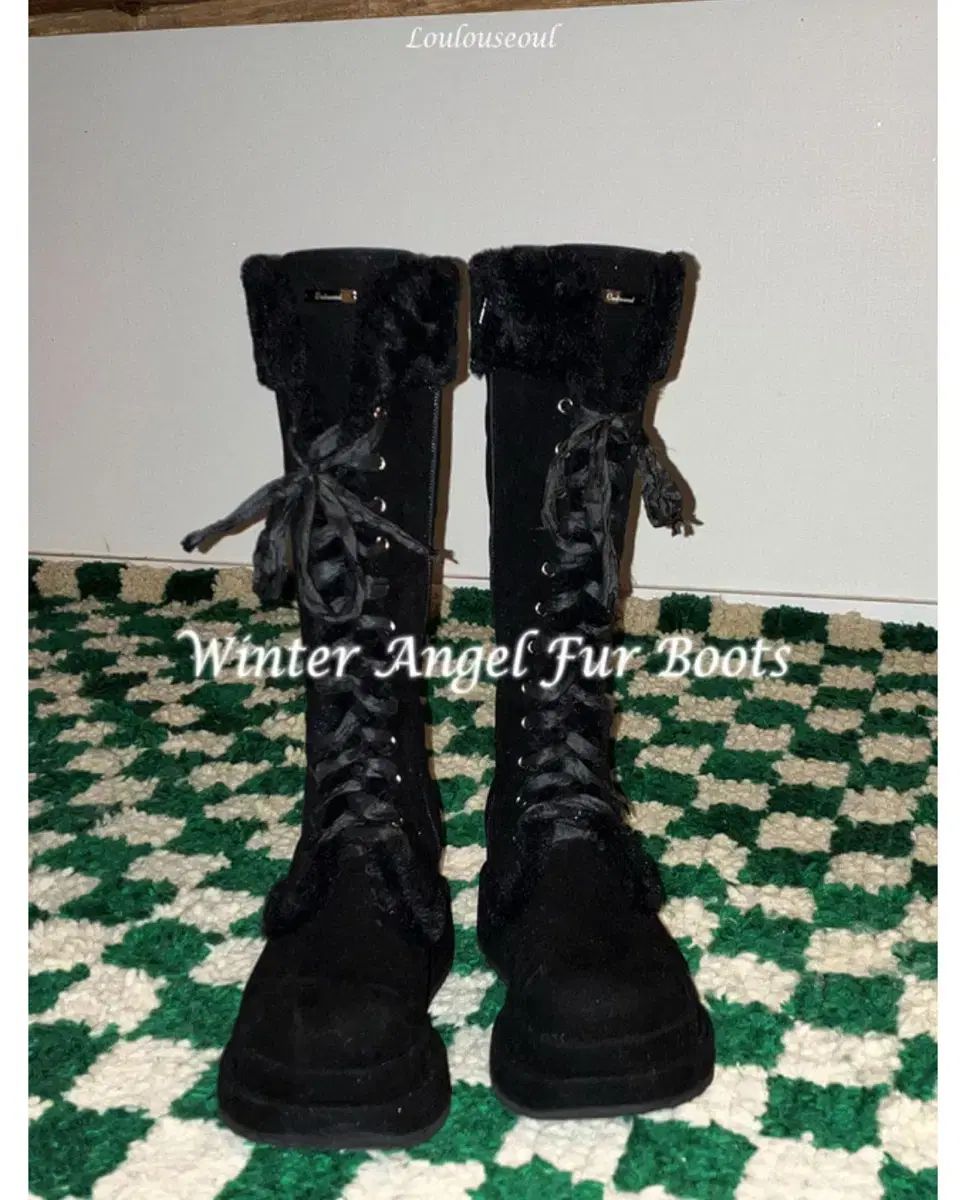 ルルソウル ウィンター エンジェル ファーブーツ ロングタイプ ロングブーツ