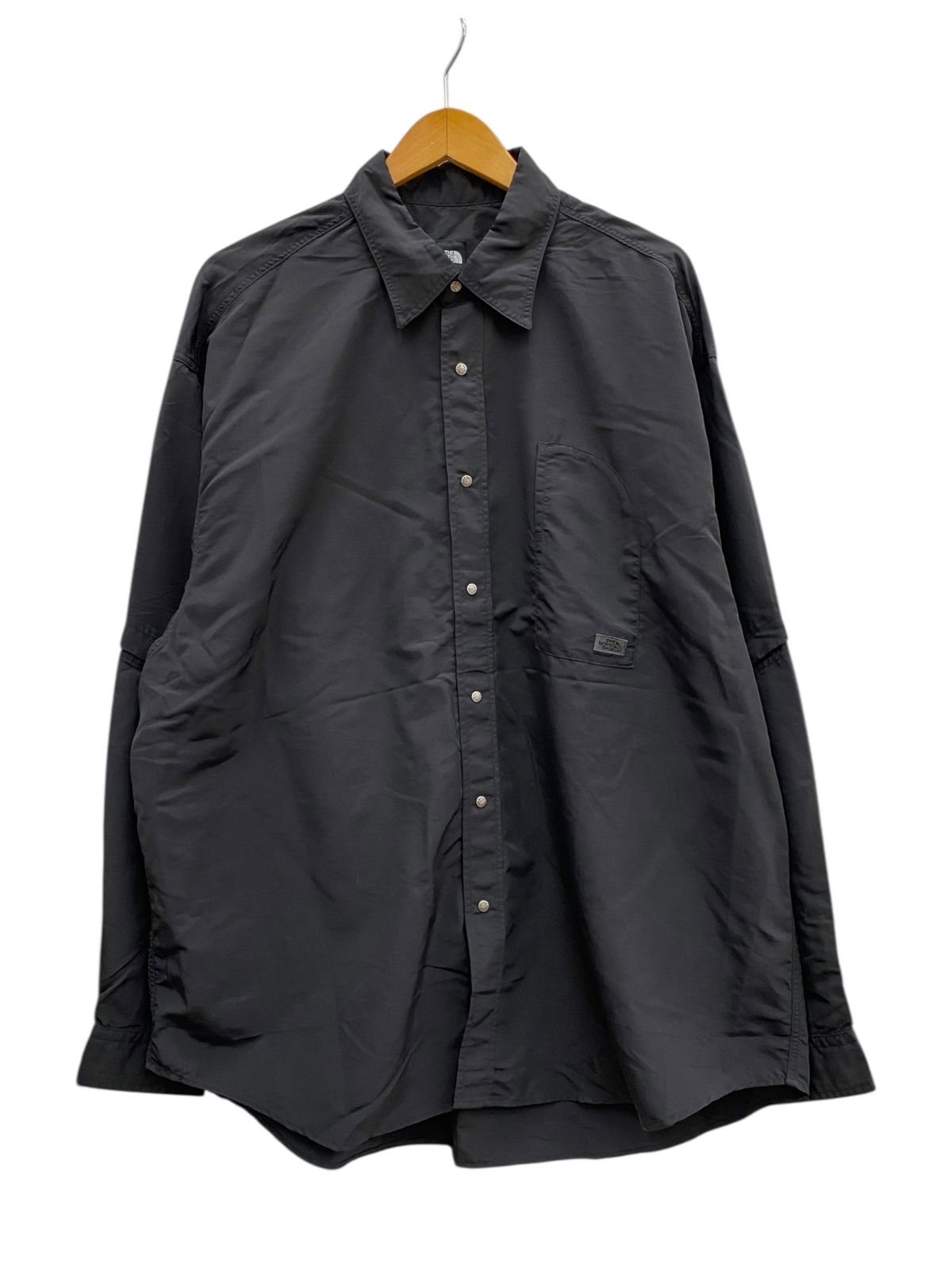 THE NORTH FACE ザノースフェイス L S ENRIDE SHIRT ロングスリーブエンライドシャツ NR 62461 ブラック メンズ 009