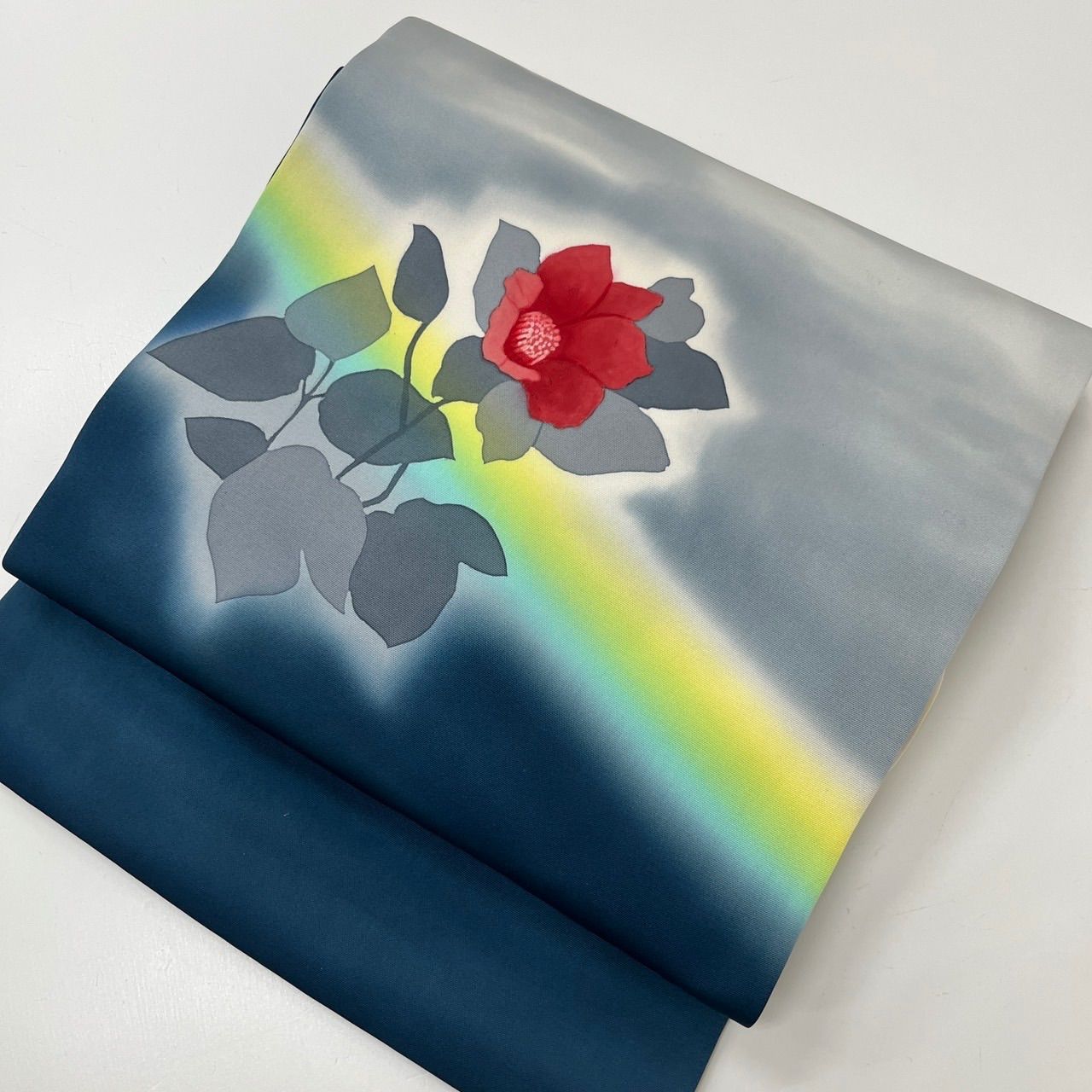 作家物 名古屋帯 塩瀬 暈しの美しい草花染め 九寸 正絹 MA-2558 - メルカリ