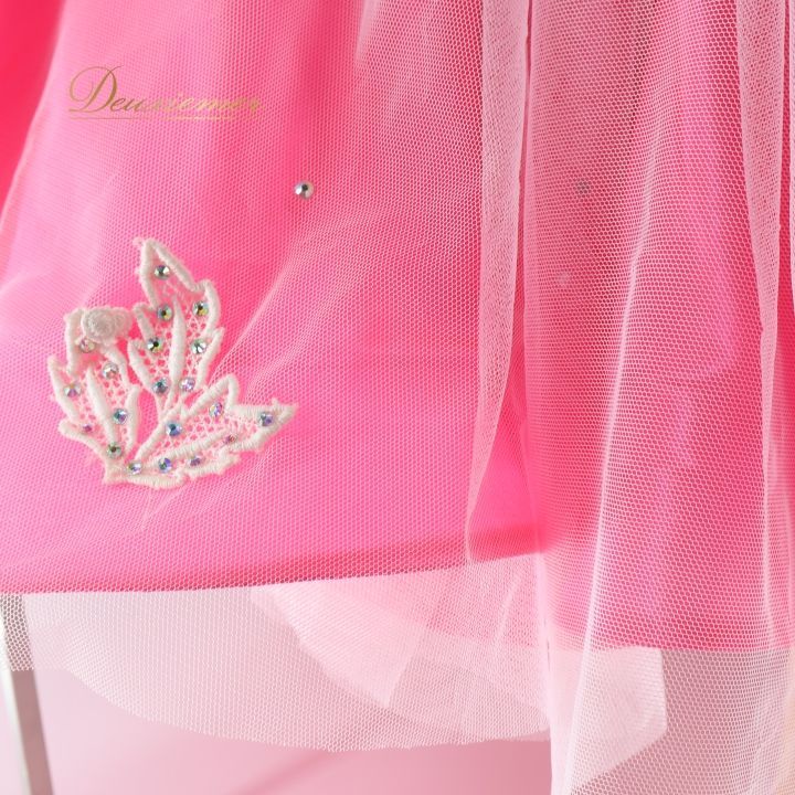 社交ダンス 衣装 ドレス ワンピース ピンク デモ 競技 ダンス パーティ 発表会 感 かわいい 明るい ピンク系 豪華 おしゃれ フォーマル 華やか