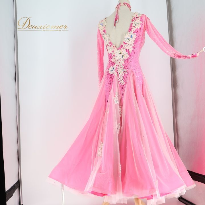 スタンダード練習着オシャレでカッコいいデザイン✨ダンスパーティーや競技会でも 社交ダンス 衣装 スタンダード ドレス ワンピース スタンダードドレス