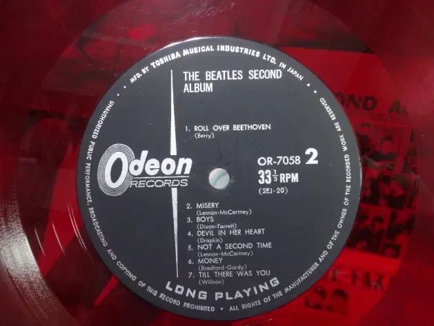 日本 LP The Beatles ー 2 nd Album 1964 年 早い