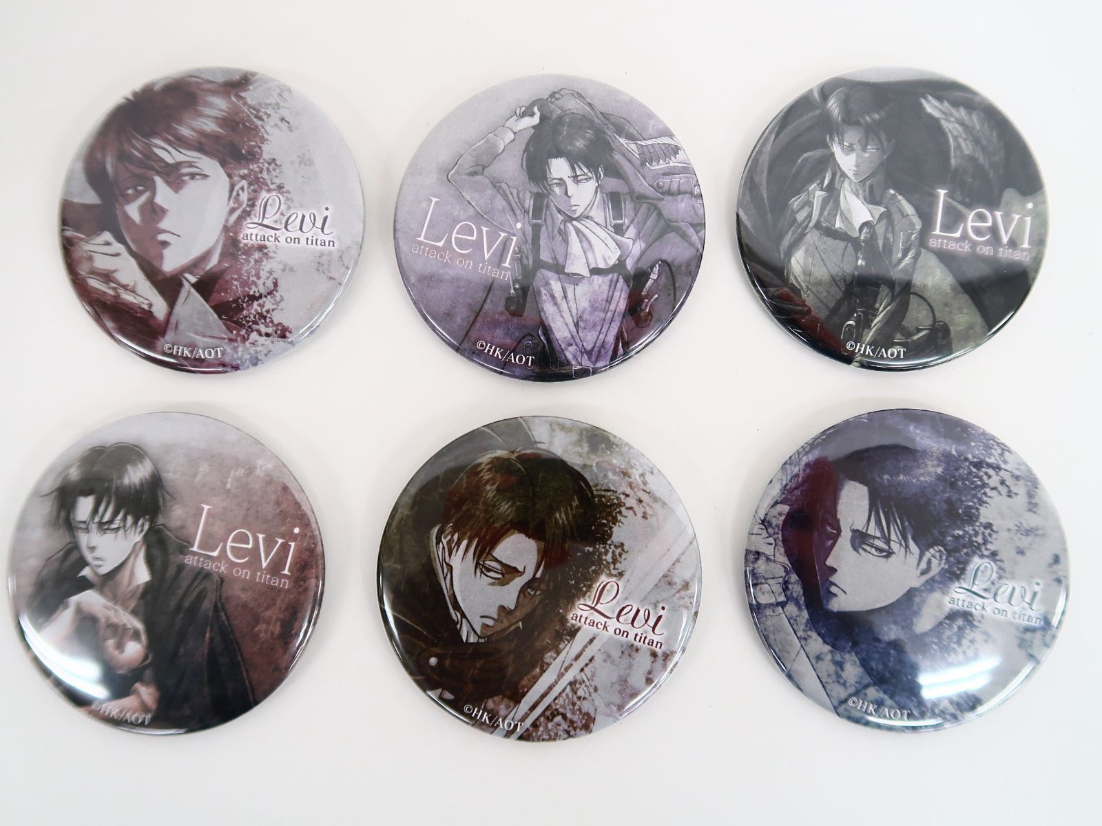 全6種セット リヴァイ 缶バッジコレクション リヴァイver. オンライン
