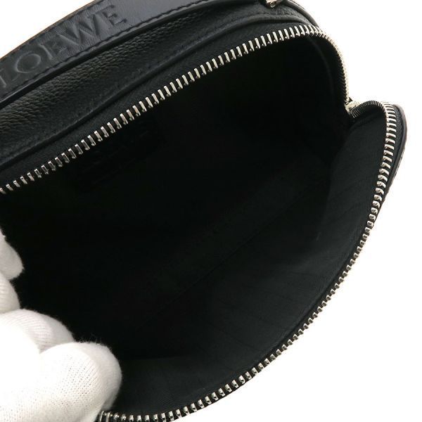 ロエベ クロスボディカメラバッグミニ ソフトグレインカー Aランク