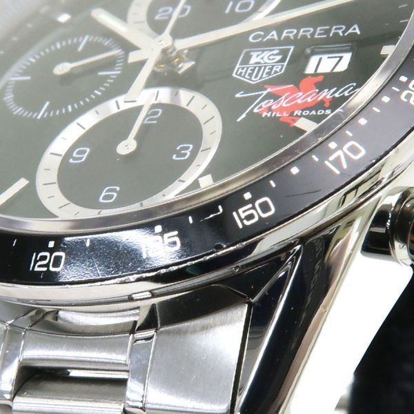  タグホイヤー カレラクロノ トスカーナヒルロード 41 mm CV 201 Q メンズ 腕時計 Aランク その他 時計