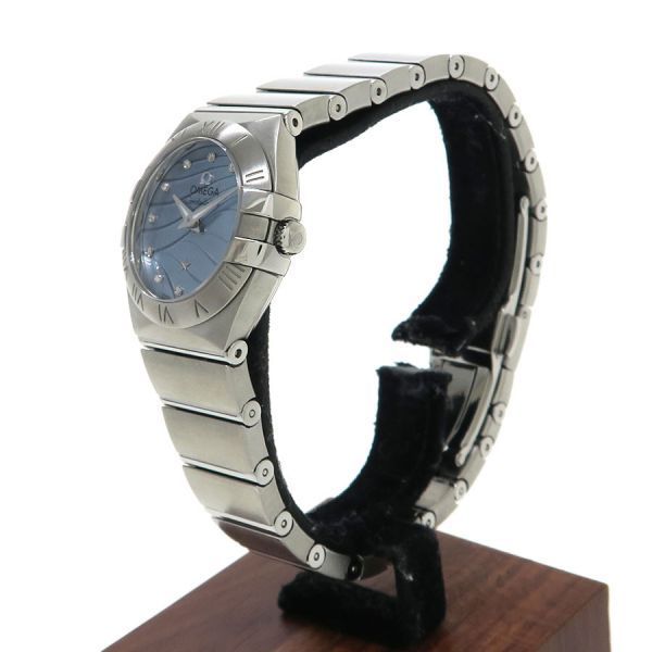 オメガ コンステレーション プリュム 24 mm 123.10.24.60.57.001 レディース 腕時計 Aランク