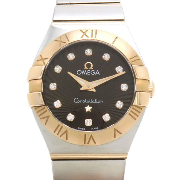 オメガ コンステレーション ブラッシュ 24 mm 123 20 60 63 001 レディース 腕時計 Aランク
