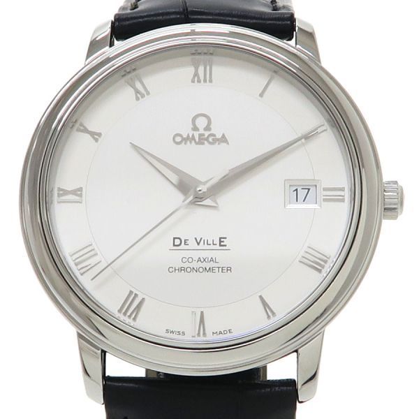 オメガ デヴィル プレステージコーアクシャル 36 5 mm 4875 31 01 メンズ 腕時計 Aランク