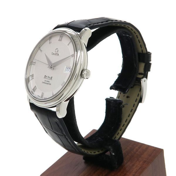 オメガ デヴィル プレステージコーアクシャル 36.5 mm 4875.31.01 メンズ 腕時計 Aランク