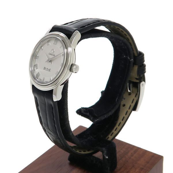 オメガ デヴィル プレステージ 22 mm 4870.33.01 レディース 腕時計 Aランク