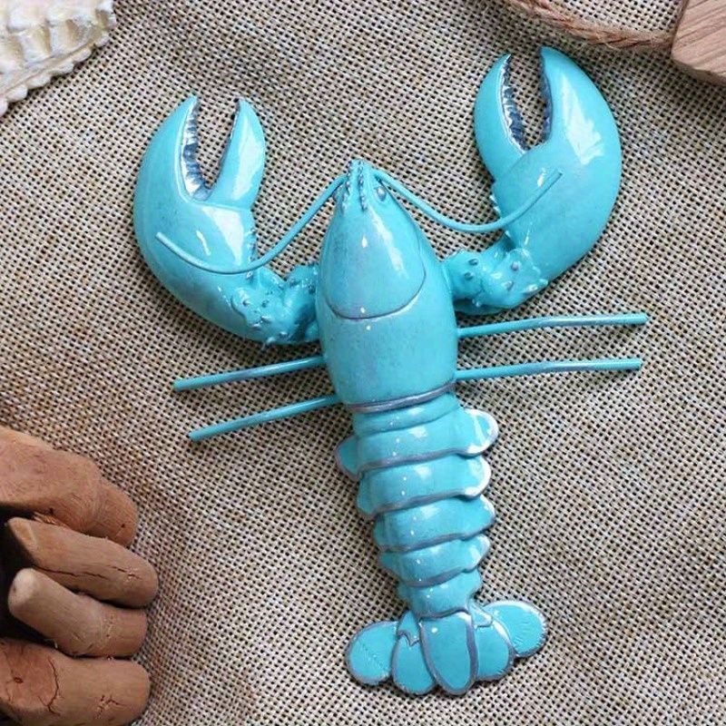 置物 オブジェ ガーデンオーナメント エビ ロブスター 水色 屋外 屋内 室内 インテリア 玄関 リビング ダイニング 装飾 庭 ガーデニング ガーデン ギフト インテリア用品 贈り物 雑貨 プラスチック