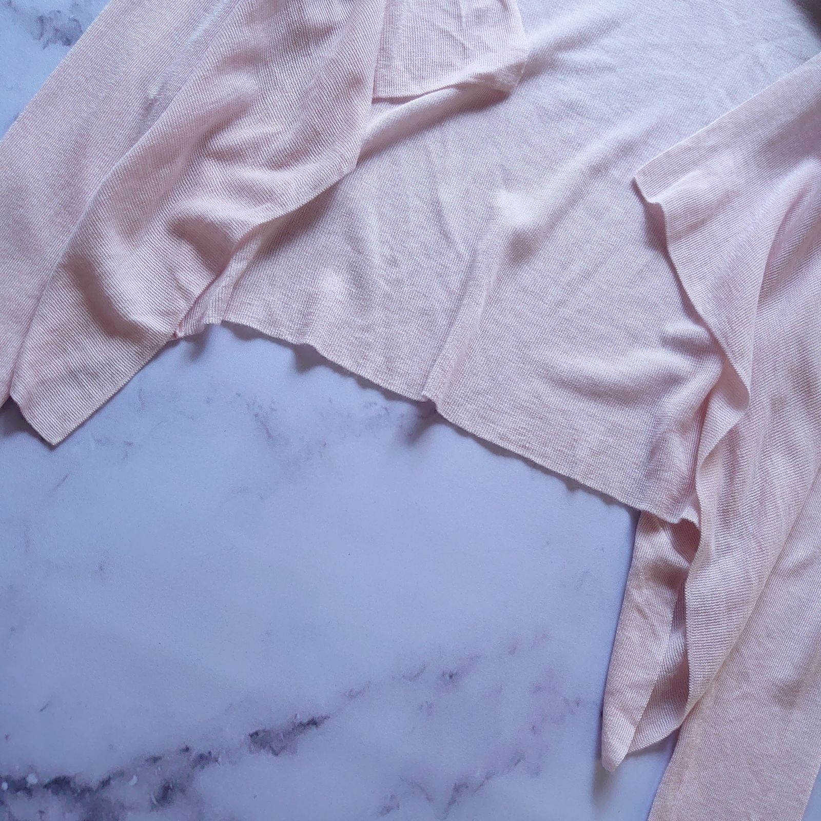 デイジーリン シーウィードカーディガン ドレープ ライトピンク 40 M