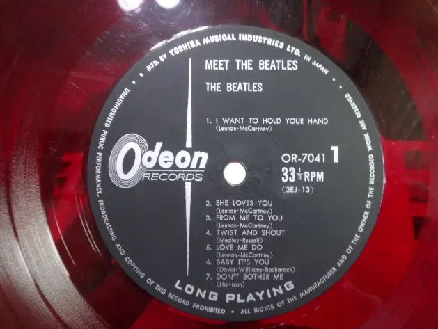 日本 LP Meet The Beatles ー 1964 年 早い バン