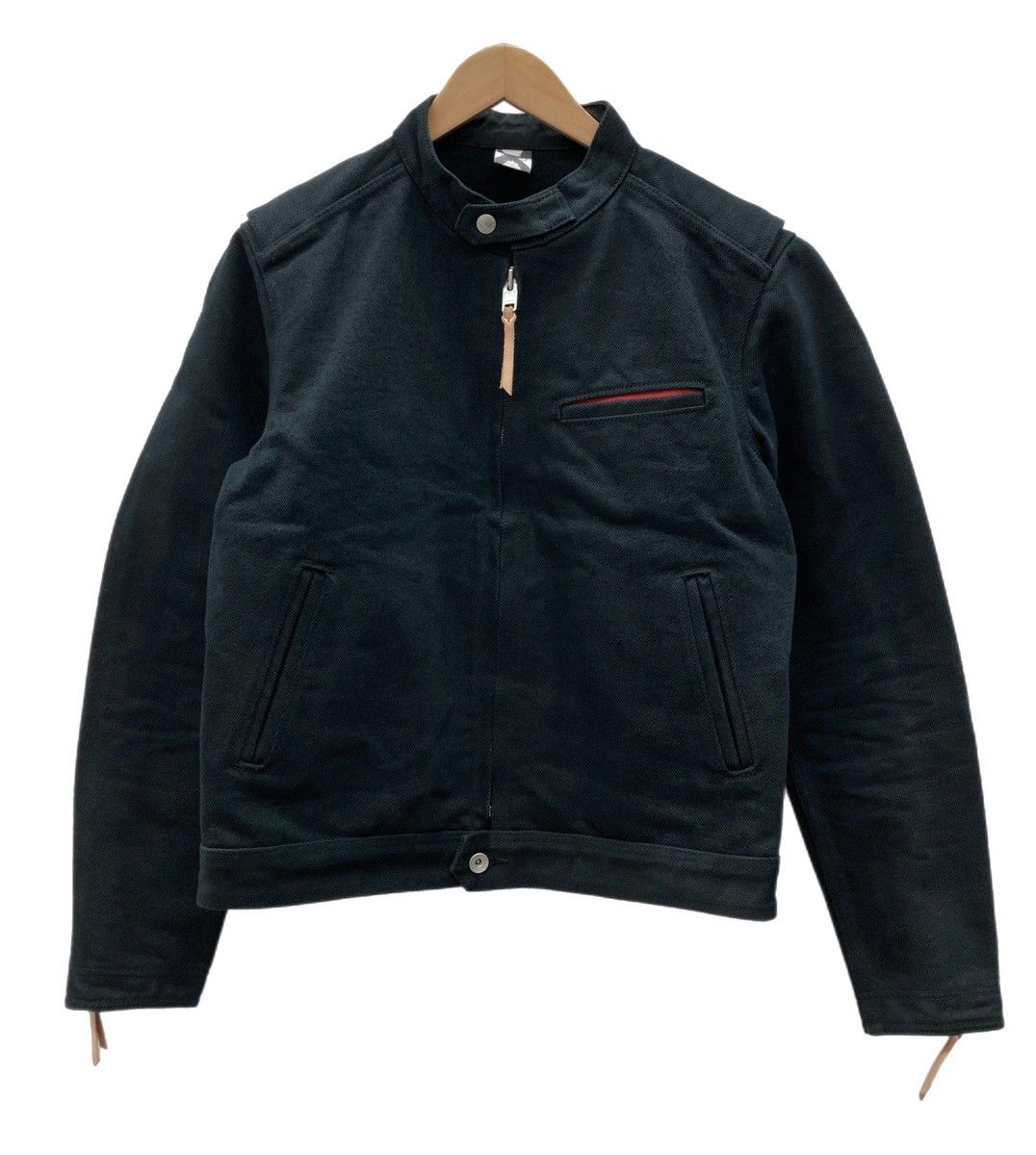 アイアンハート IRON HEART 21oz 黒鎧 デニム シングル ライダース