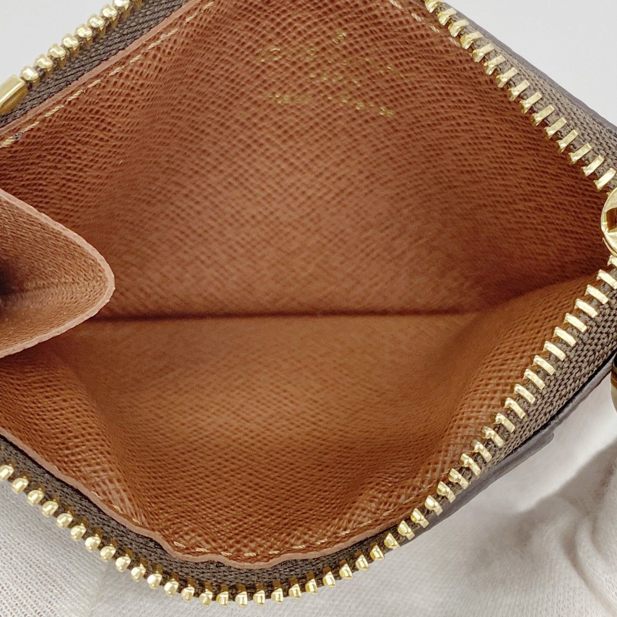  5 pc 3302 ルイヴィトン コインケース モノグラム ポルトカルトロミー M 81880 ブラウン レディース コインケース 小銭入れ 小物