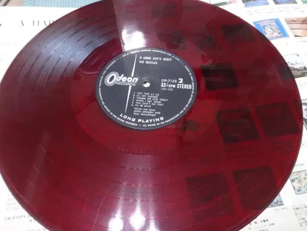  日本 LP The Beatles ー 1964 年 早い RED WAX その他 楽器 機材