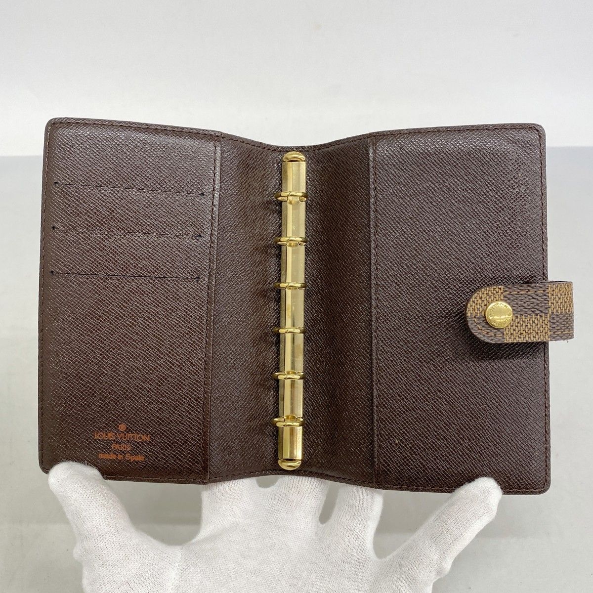 手帳カバー ダミエ