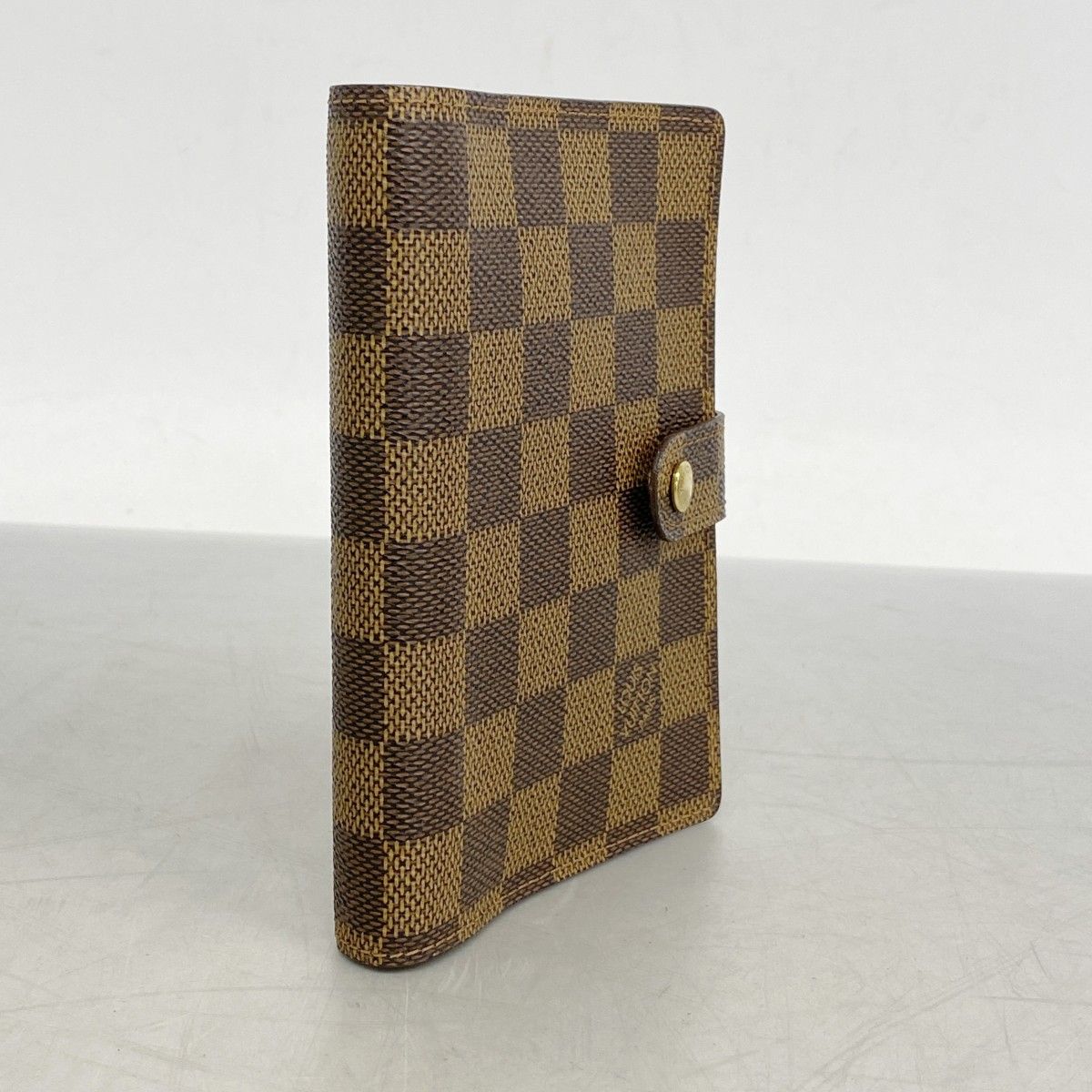 5pc3417】ルイヴィトン 手帳カバー ダミエ アジェンダPM R20700 エベヌ