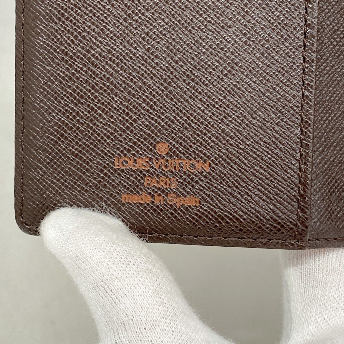  5 pc 3417 ルイヴィトン 手帳カバー ダミエ アジェンダPM R 20700 エベヌ メンズ レディース ユニセックス 手帳 手帳 日記 家計簿