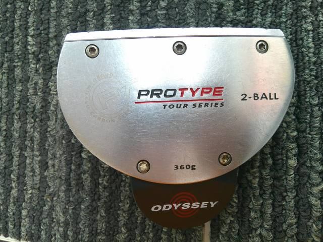 中古 パター オデッセイ PROTYPE TOUR 2ボール/オリジナルスチール[32