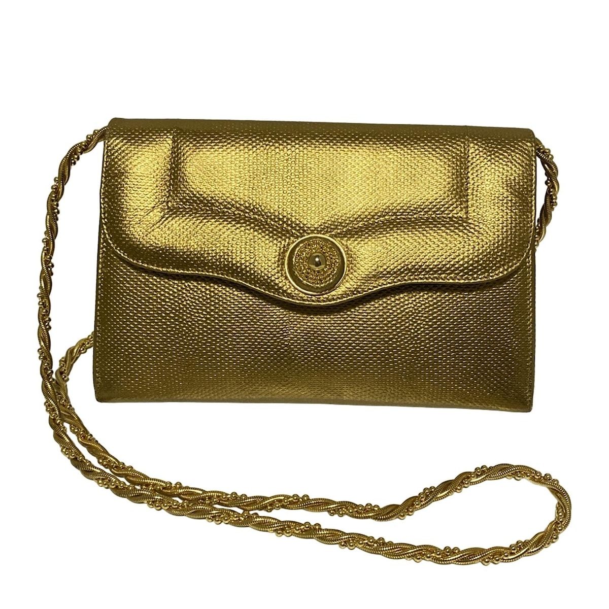 【美品】RODO ロド italy/ヴィンテージ /チェーン ショルダーバッグ 美品】RODO ロド/ラインストーン金具/チェーン ショルダーバッグ RODO