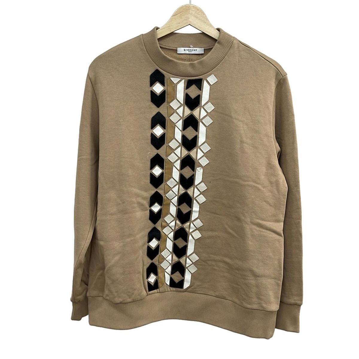 GIVENCHY(ジバンシー) トレーナー サイズXS メンズ - ベージュ×黒