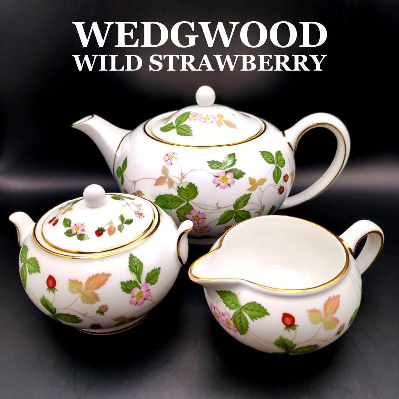 WEDGWOOD ワイルドストロベリー ティーポット シュガーポット