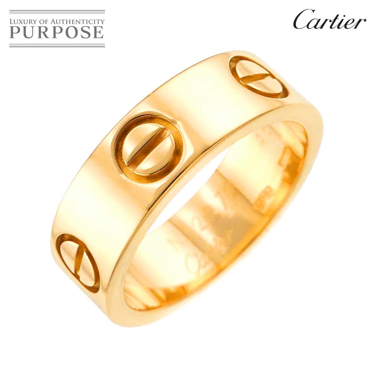 カルティエ Cartier ラブ #48 リング K18 YG イエローゴールド 750