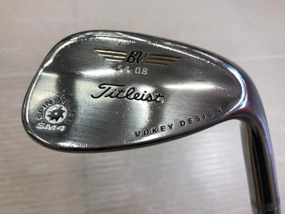 タイトリスト　ボーケイ SM4 ツアークローム　54度　ダイナミックゴールド　S200フレックス　ウェッジ　中古【最短即日発送】