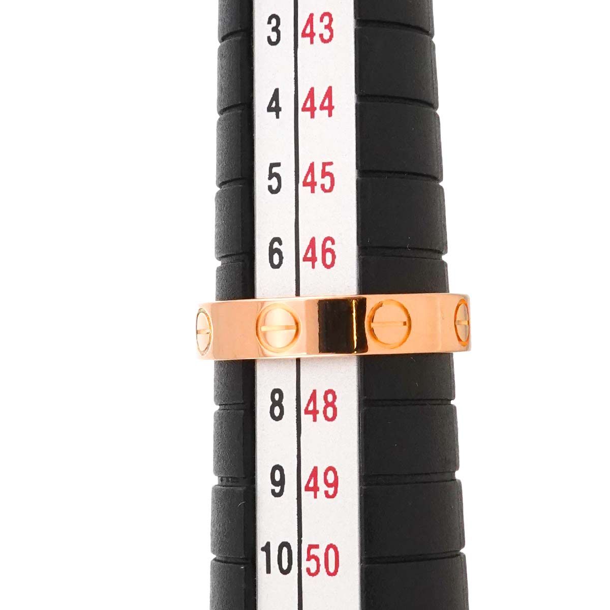 カルティエ Cartier ミニラブ #47 リング K18 PG ピンクゴールド 750