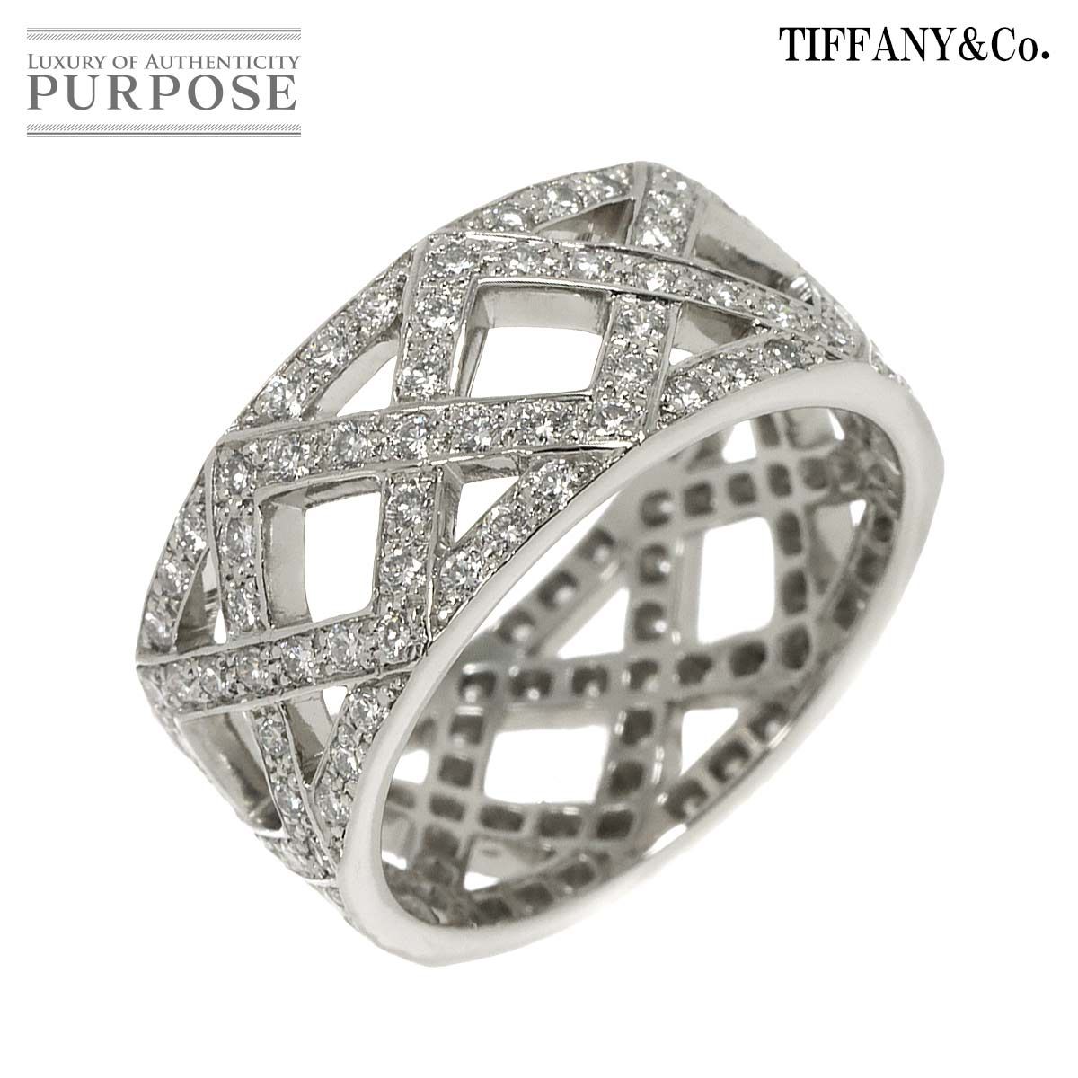 ティファニー TIFFANY&Co. 11号 リング ダイヤ Pt プラチナ 指輪 