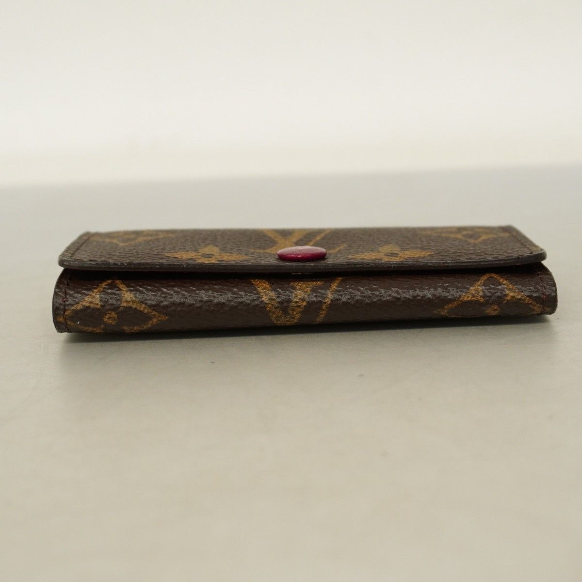 5 pc 3266-k ルイヴィトン キーケース モノグラム ミュルティクレ4 M 60705 ブラウン フューシャ レディース