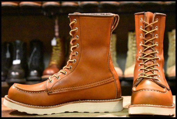 7 5 D 23年 レッドウィング 877 ロング アイリッシュセッター オロレガシー モックトゥ 編み上げ ブーツ redwing FL 061