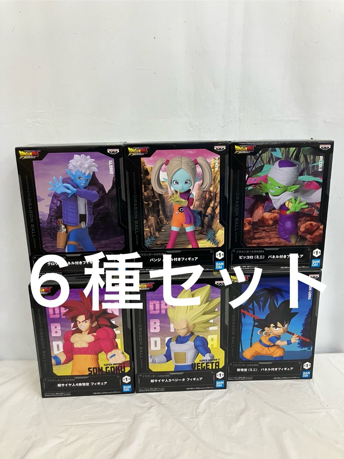 未開封 DRAGON BALL ドラゴンボール フィギュア 6種 LFQ770 f111 