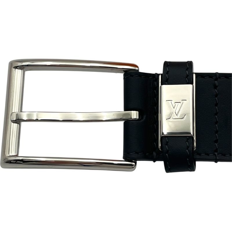 ルイ ヴィトン LOUIS VUITTON ベルト LVシティピン M 0542 ブラック レザー メンズ