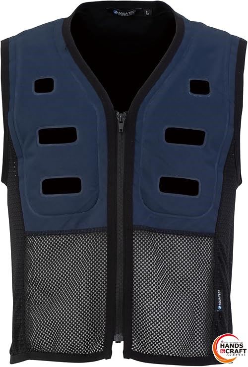 ビッグボーン AT 501 暑熱対策ウェア アクアウォーターベスト ネイビー サイズ M