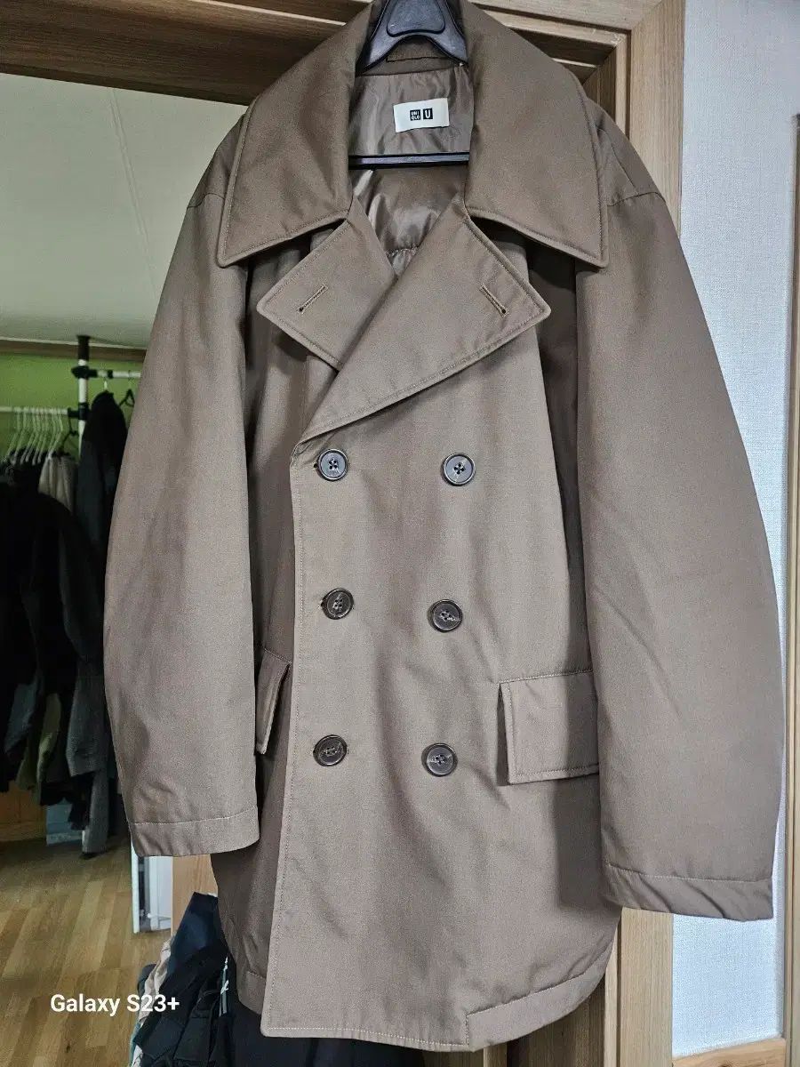 UNIQLO U ユニクロ ダブル ブレスト コート 2 XL