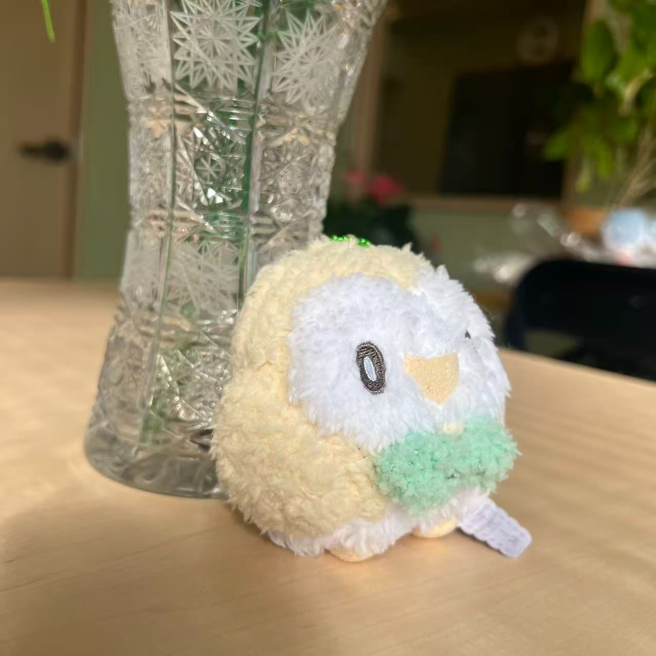 ポケモン モクロー もふもふ マスコット キーホルダー ボールチェーン