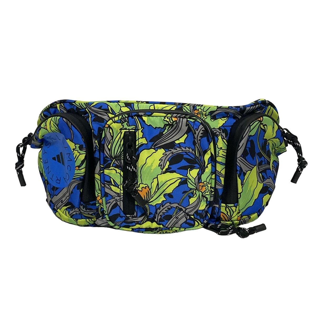 ADIDAS BY STELLA McCARTNEY アディダスバイステラマッカートニー ウエストポーチ ブルー イエローグリーン マルチ